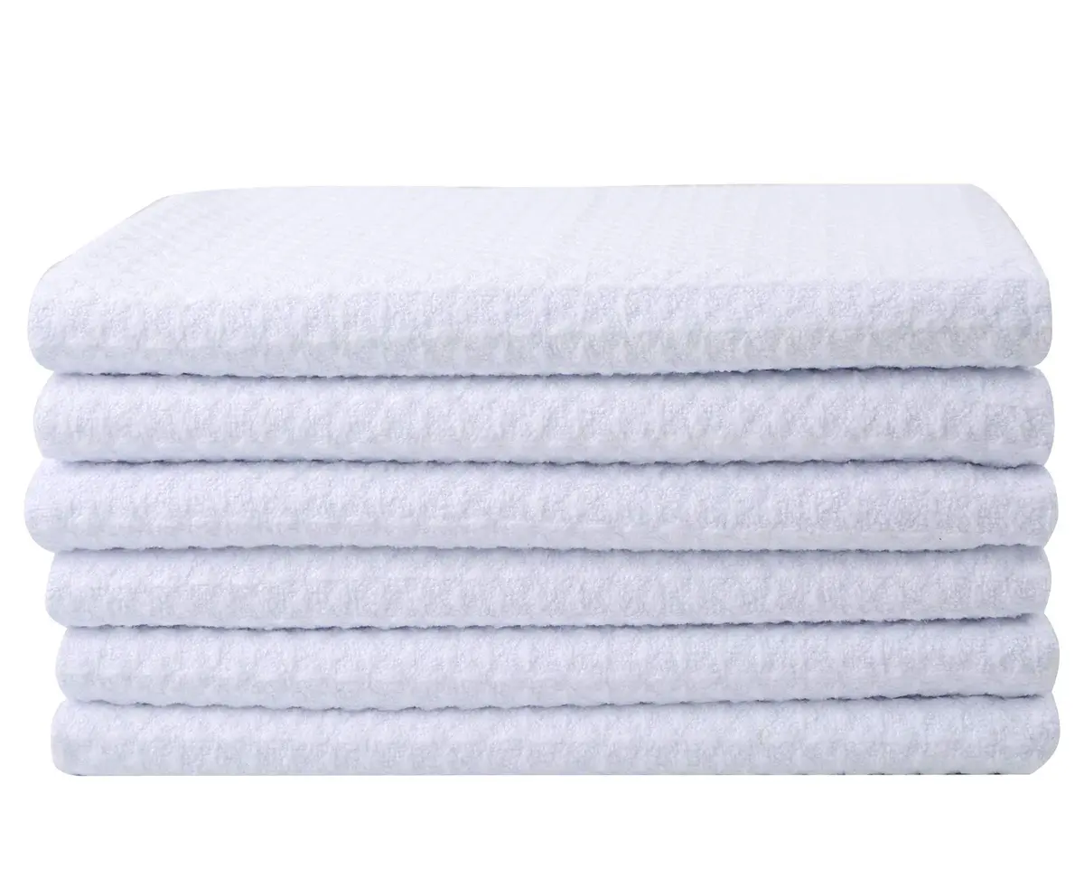 SINLAND Microfiber Kitchen Towels 6 Pack | Quick Dry & Lint-Free 16x24 Inch - main product image