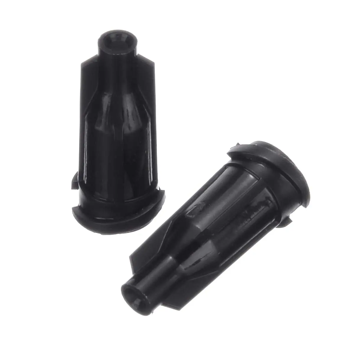 Jyving Syringe Luer Stop Caps 100PCS Black | Sealing Fittings for Lab Use - view 4
