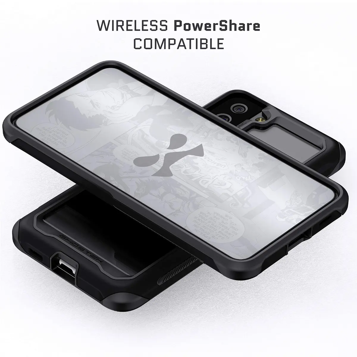 Ghostek Atomic Slim Samsung Galaxy S21 Case - Heavy Duty Aluminum Bumper Clear Back Cover - Shock-Absorbing Protective Phone Case for Galaxy S21 5G Phone Case 2021, (6.2") - view 6