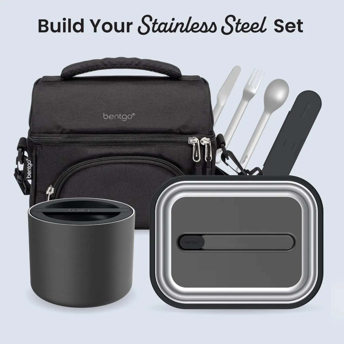 Bentgo Stainless Steel Insulated Food Container, Leak-Proof, 19 fl oz | Triple-Layer Vacuum Insulation for Hot & Cold Meals - view 7