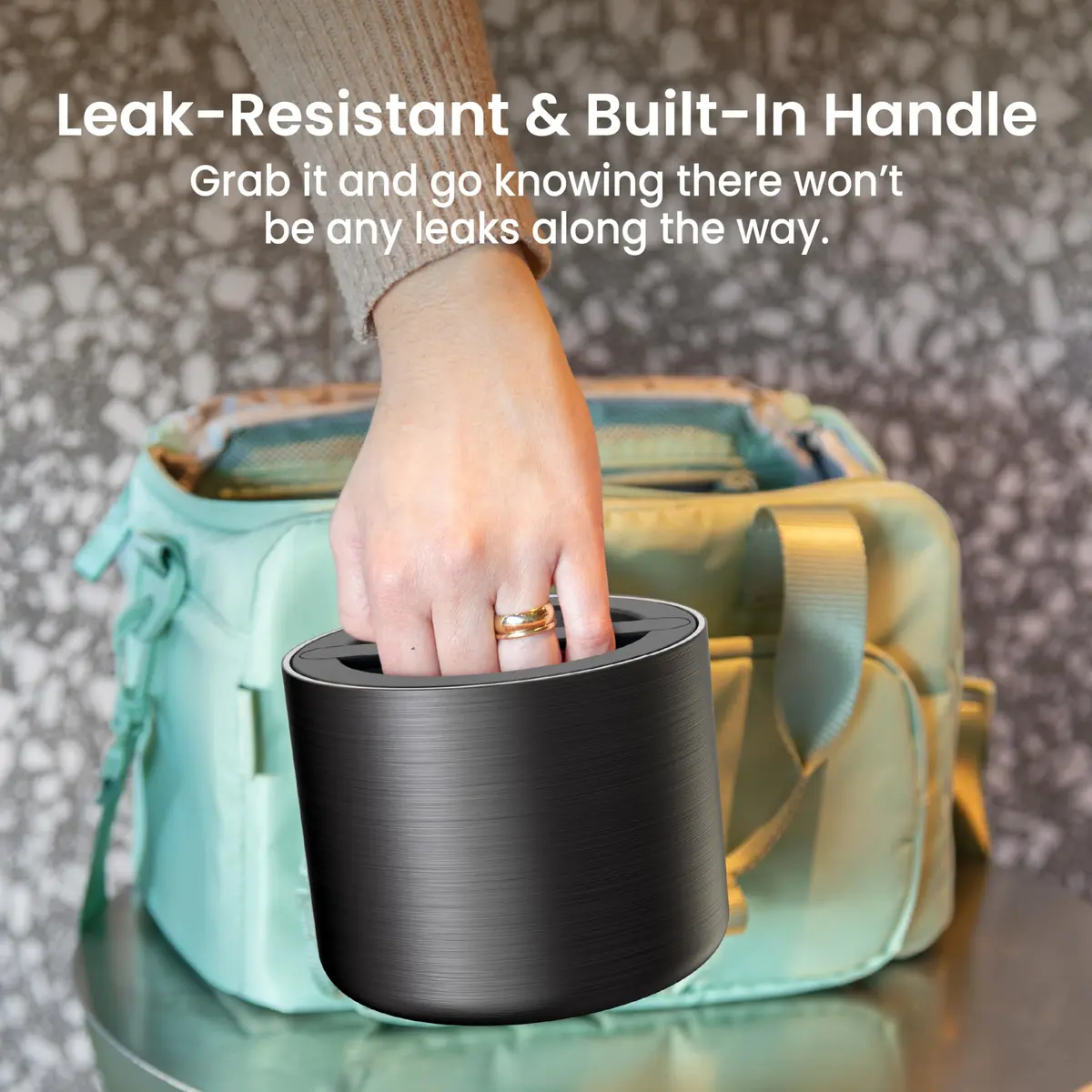 Bentgo Stainless Steel Insulated Food Container, Leak-Proof, 19 fl oz | Triple-Layer Vacuum Insulation for Hot & Cold Meals - view 4