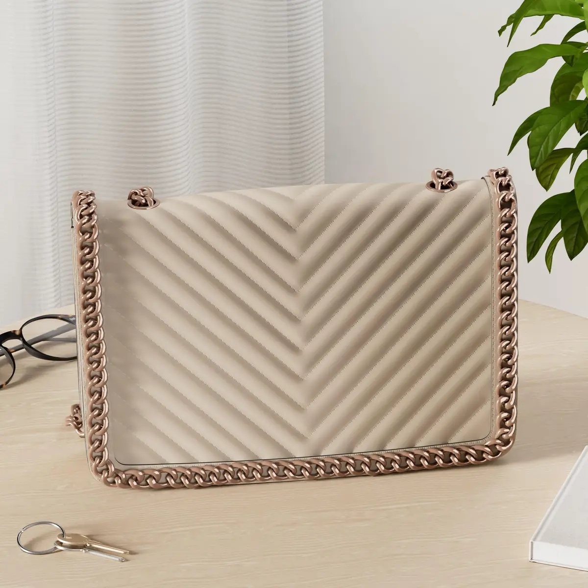 ALDO Women's Medium Greenwald Crossbody Bag, Beige Overflow | Versatile Synthetic Handbag for Daily Use - view 3