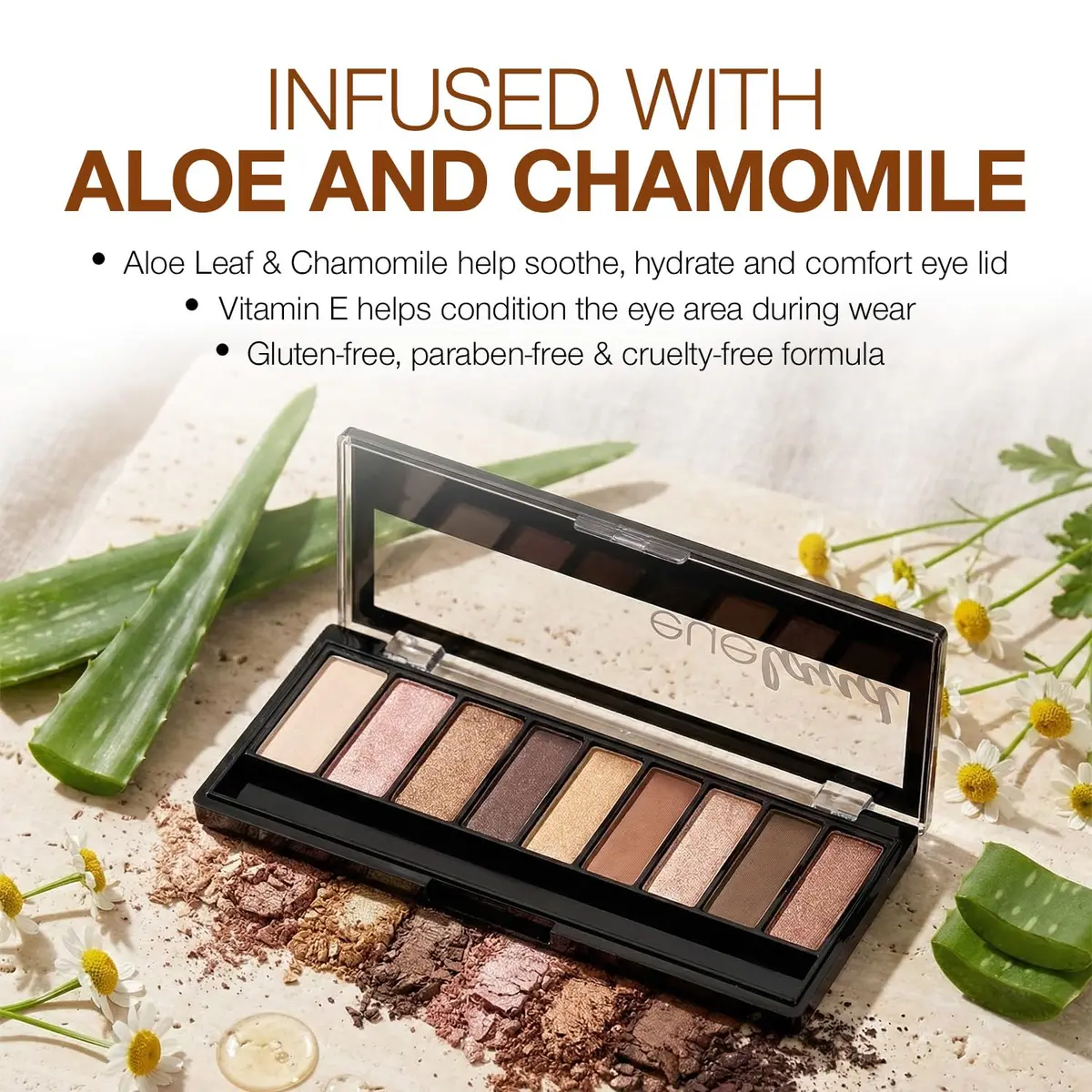 Palladio Eyeland Vibes Eyeshadow Palette 10 Shades | Tropical & Vibrant Looks for Day & Night - view 6
