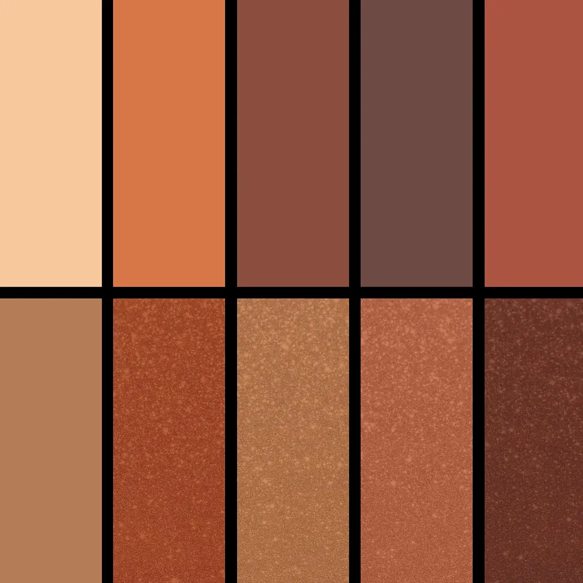 Palladio Eyeland Vibes Eyeshadow Palette 10 Shades | Tropical & Vibrant Looks for Day & Night - view 3