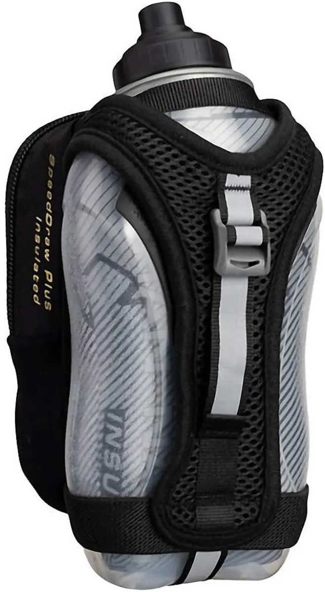 Nathan SpeedDraw Plus Insulated Flask 18oz | Grip-Free Hydration with Reflective Safety - view 2