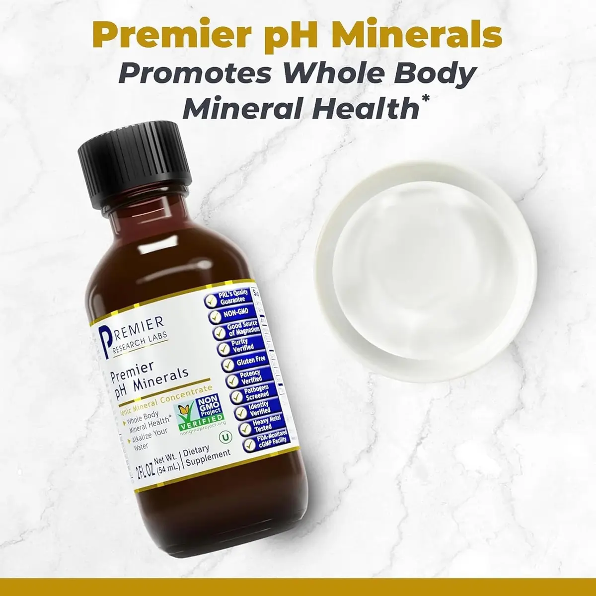 Premier Research Labs Premier pH Minerals - Trace Minerals - 2 fl oz | pH Balance & Hydration Support - view 2