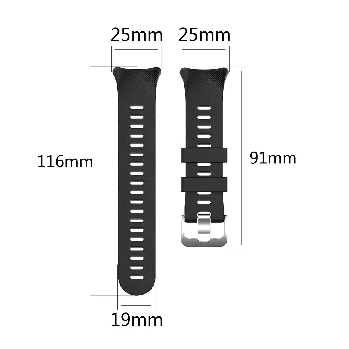 ZSZCXD Silicone Watch Band for Garmin Forerunner 45/45s - 16mm (10 Colors) - view 5