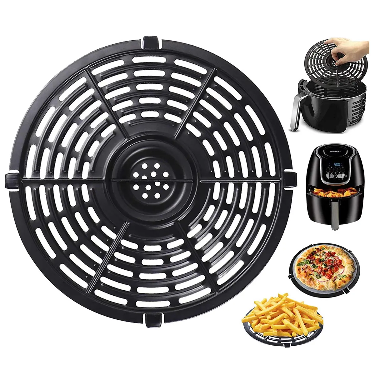 Autonomier MOST 5QT ir Fryer Replacement Grill Pan for Power Dash Chefman | Nonstick, Stainless Steel, Dishwasher Safe - main product image