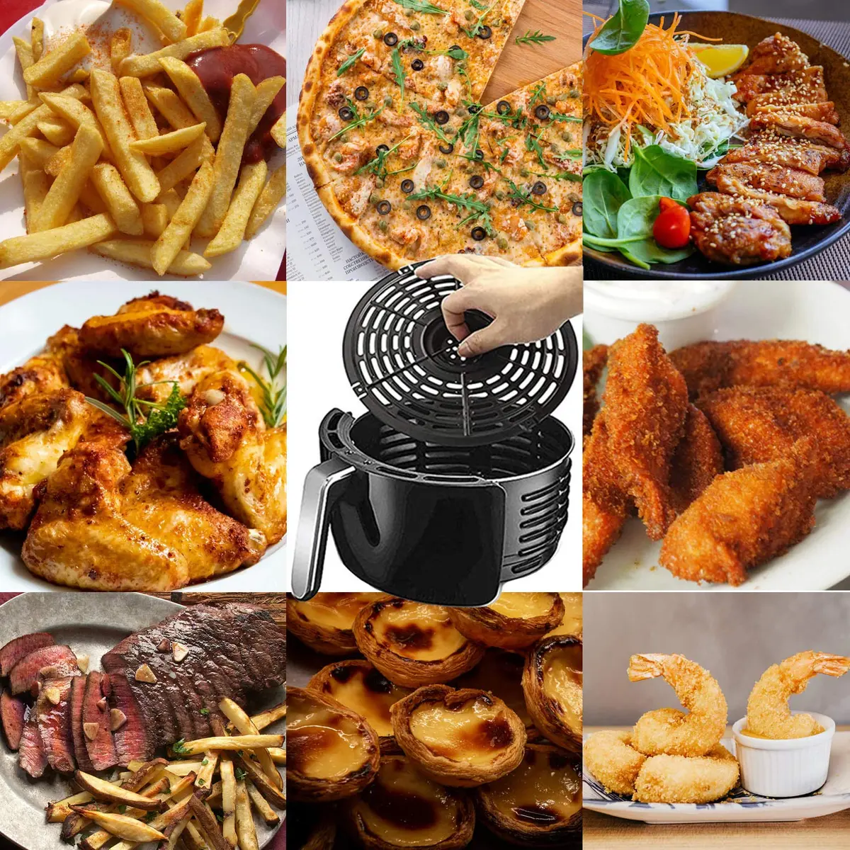 Autonomier MOST 5QT ir Fryer Replacement Grill Pan for Power Dash Chefman | Nonstick, Stainless Steel, Dishwasher Safe - view 5