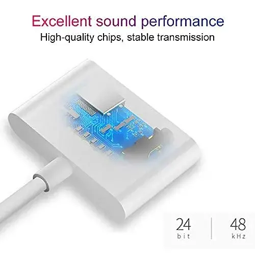 Belcompany MFi Certified Dual Lightning Adapter 2 Pack | Charge & Listen Simultaneously - view 3