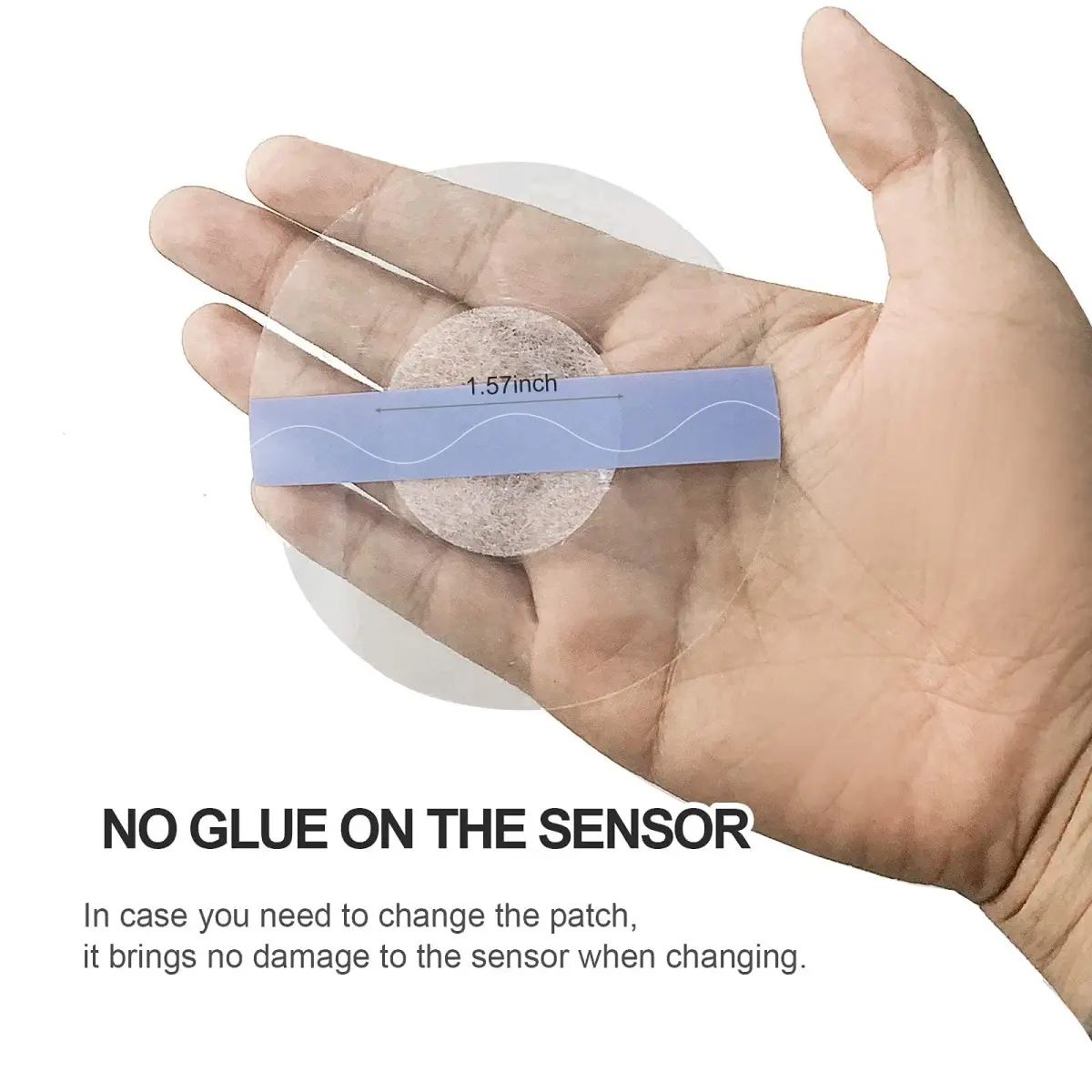 HONYOU Libre Sensor Covers 60-Pack | Waterproof, Hypoallergenic Adhesive Patches for Libre 2/3 - view 5