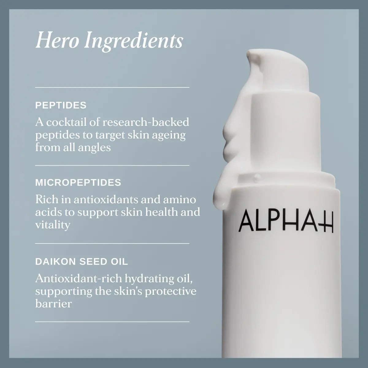 Alpha-H Multi-Peptide Face Serum 30ml | Firms & Plumps Fine Lines, Lightweight & Cruelty-Free - view 5