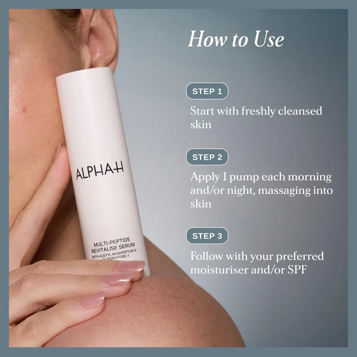 Alpha-H Multi-Peptide Face Serum 30ml | Firms & Plumps Fine Lines, Lightweight & Cruelty-Free - view 6