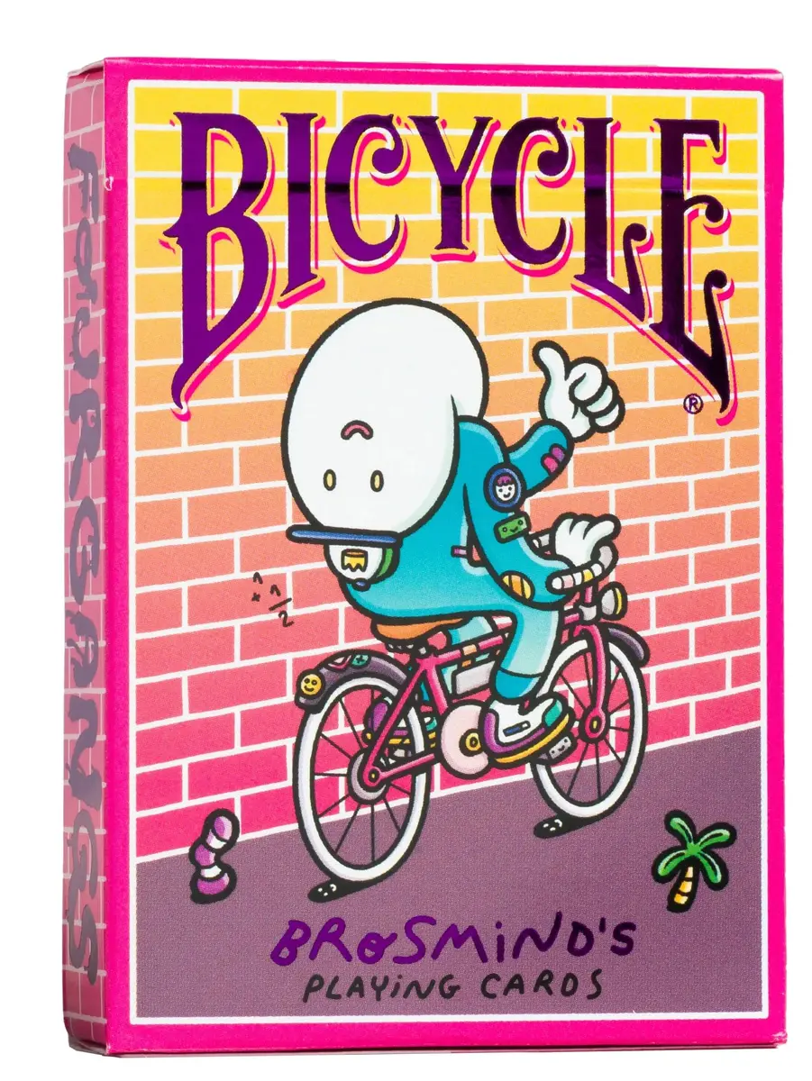 Bicycle Brosmind Four Gangs Playing Cards, Yellow | Unique Art Deck for Card Enthusiasts - main product image
