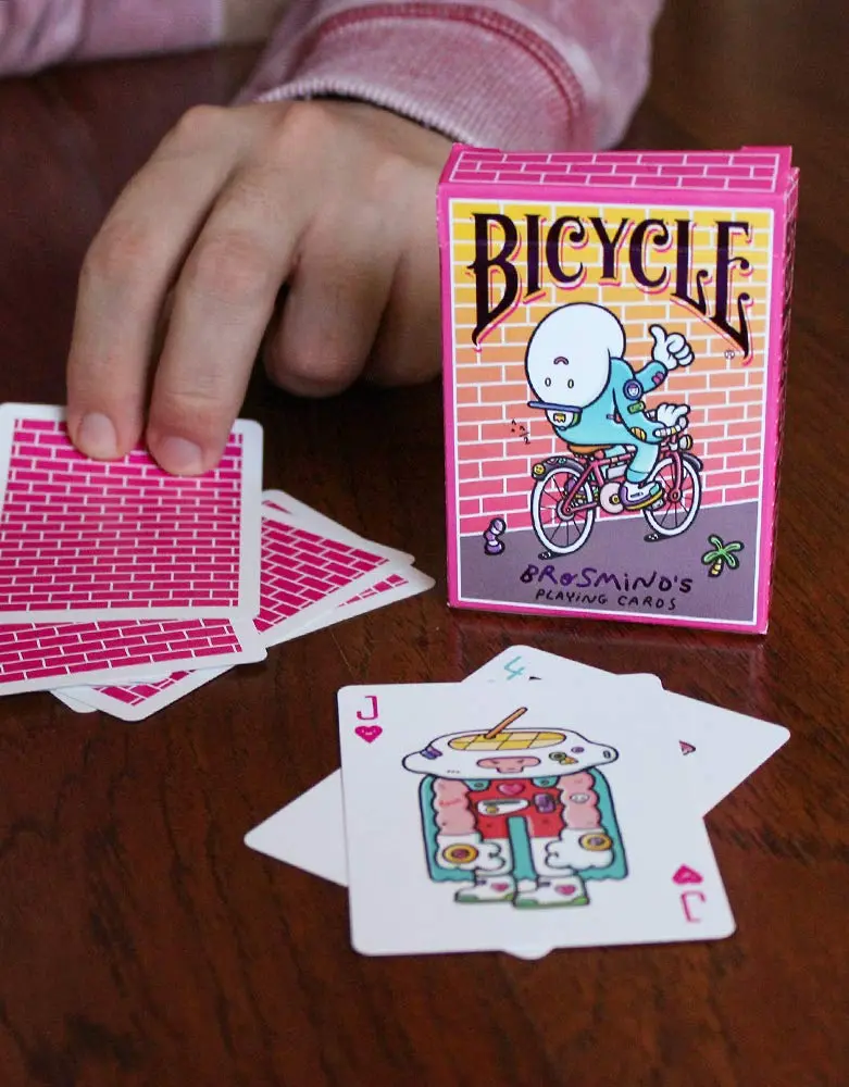 Bicycle Brosmind Four Gangs Playing Cards, Yellow | Unique Art Deck for Card Enthusiasts - view 2