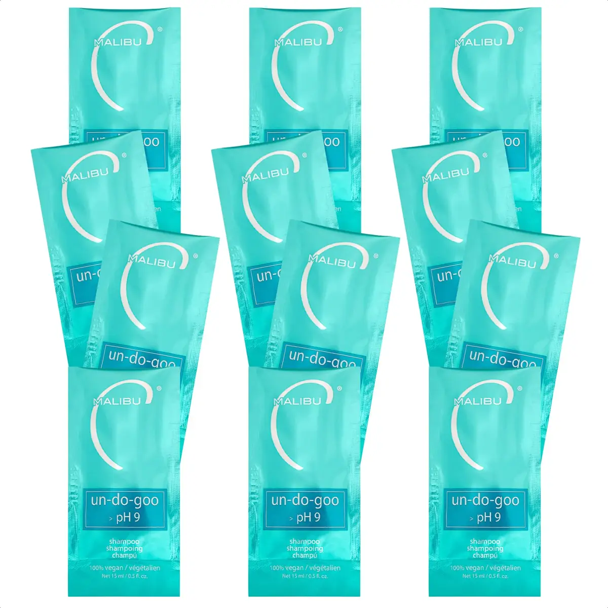 Malibu C Un-Do-Goo Clarifying Shampoo 12 Packets | Sulfate-Free Resin & Product Build Up Remover for Chemically Treated Hair - main product image
