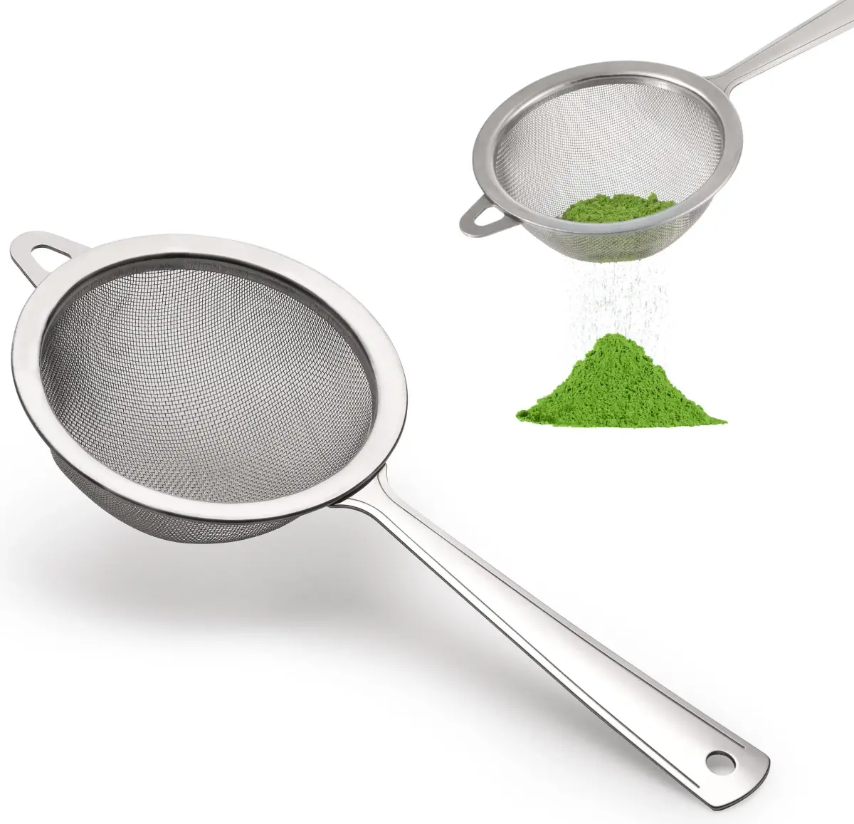 Pure Matcha Sifter | Fine Mesh Tea Strainer | Stainless Steel | 18 cm (7.1 in) - main product image