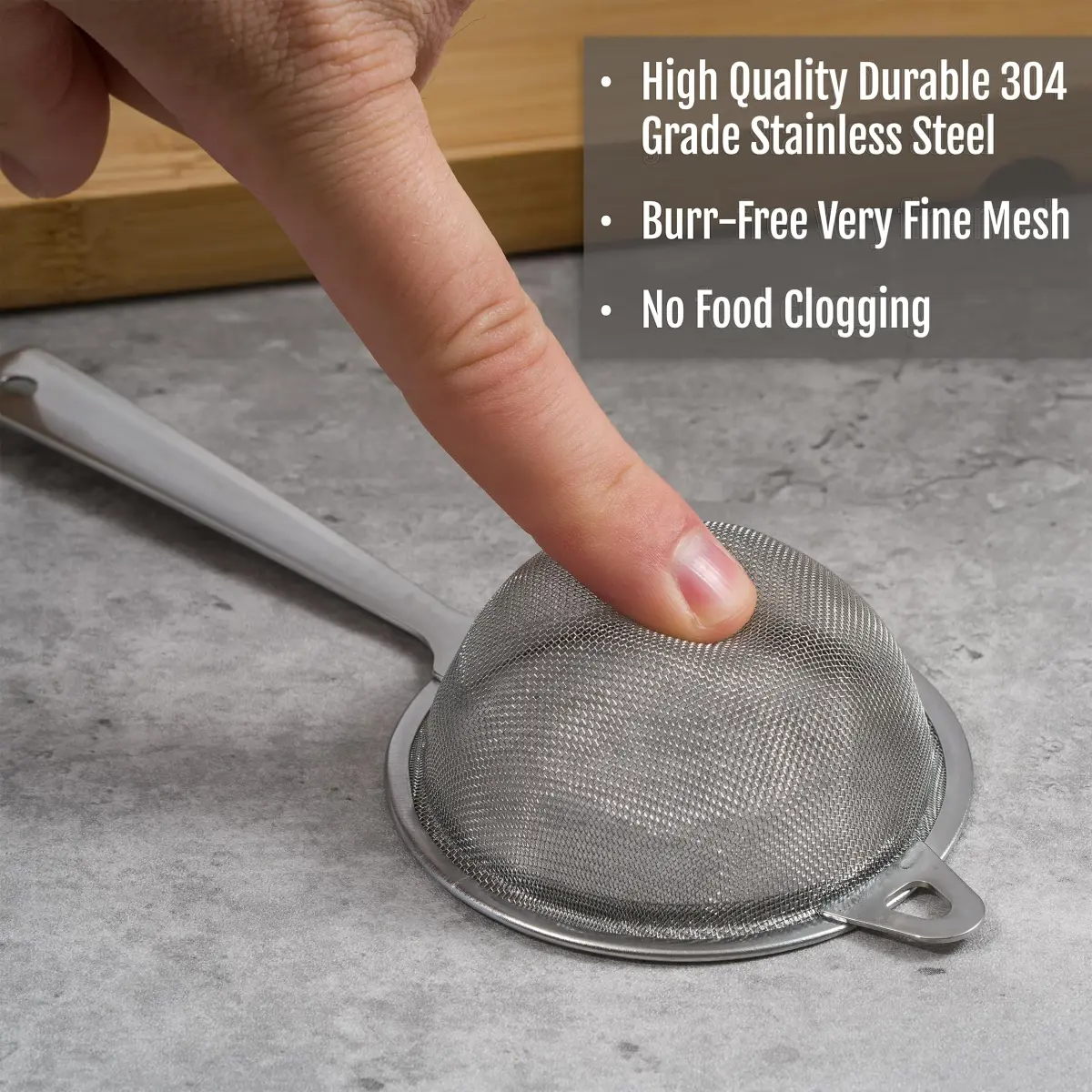 Pure Matcha Sifter | Fine Mesh Tea Strainer | Stainless Steel | 18 cm (7.1 in) - view 5