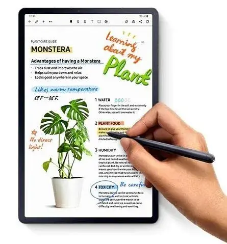 SLQ Replacement S Pen for Samsung Galaxy Tab S7/S7+ with Bluetooth, 4096 Pressure Levels, 5 Nibs & Tweezer (Mystic Black) - view 3