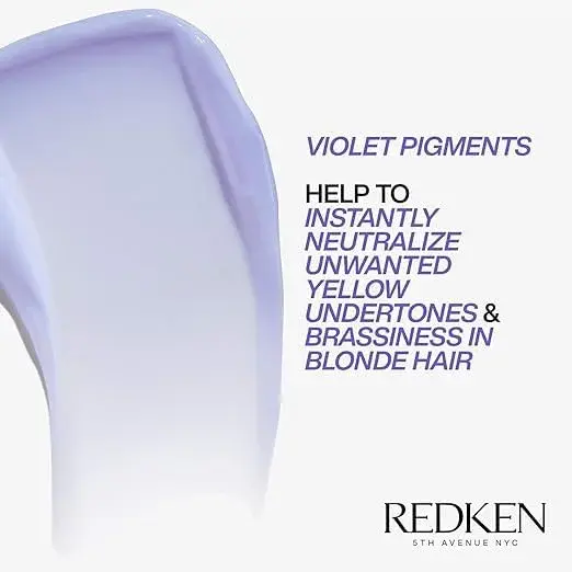 Redken Blondage Purple Conditioner 300ml (10.1 Fl Oz) | Tones Brassiness & Strengthens Blonde Hair - view 4
