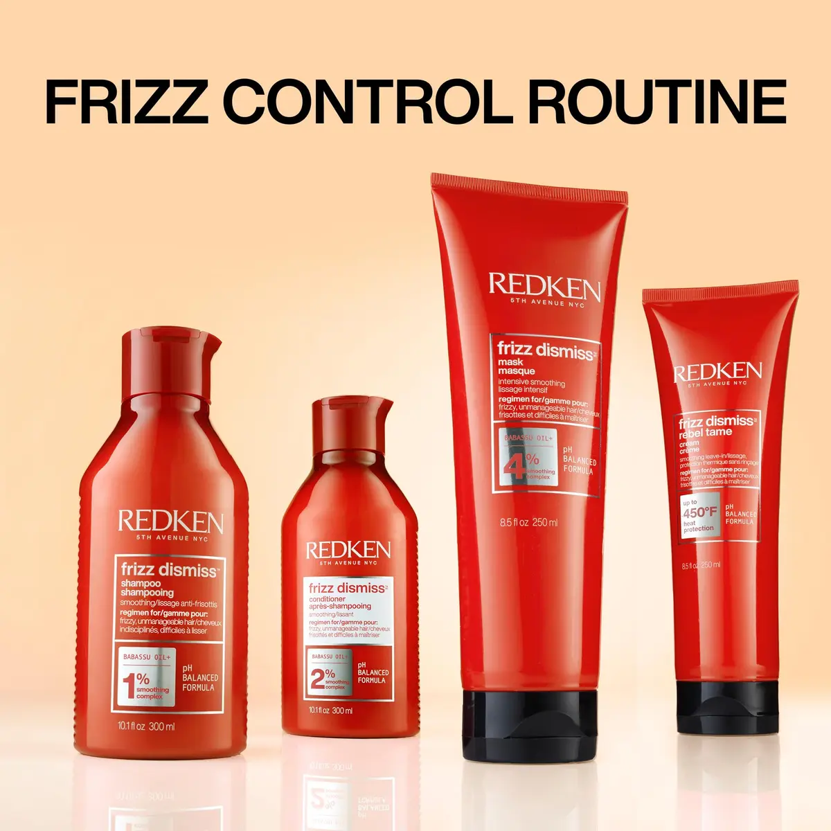 Redken Frizz Dismiss Conditioner – For Frizzy Hair, 300ml (10.1 Fl Oz) | Tames Frizz, Adds Shine - view 7