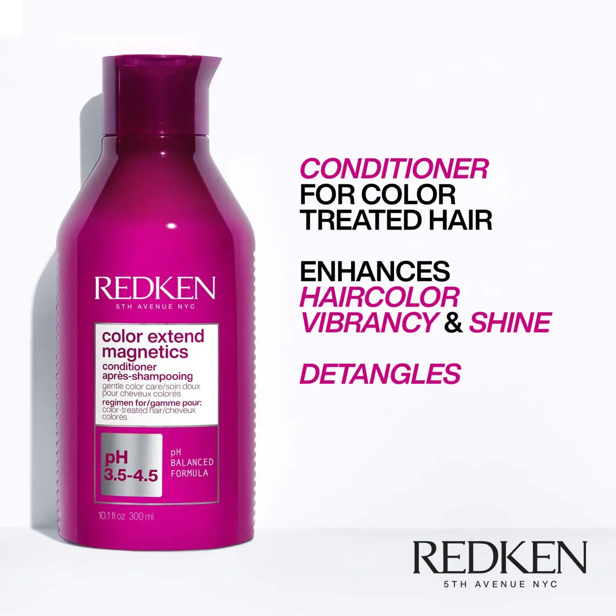 Redken Color Extend Magnetics Conditioner 300ml (10.1 Fl Oz) | Seals Color, Enhances Shine - view 2