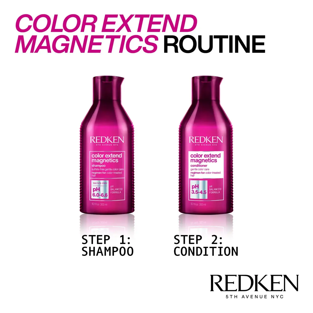 Redken Color Extend Magnetics Conditioner 300ml (10.1 Fl Oz) | Seals Color, Enhances Shine - view 3