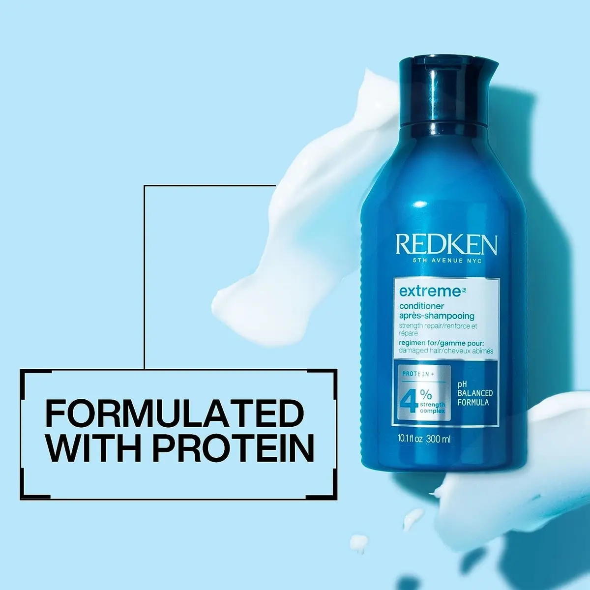 Redken Extreme Conditioner – For Weak, Brittle Hair, 300ml (10.1 Fl Oz) | Strengthens Damaged Hair - view 5