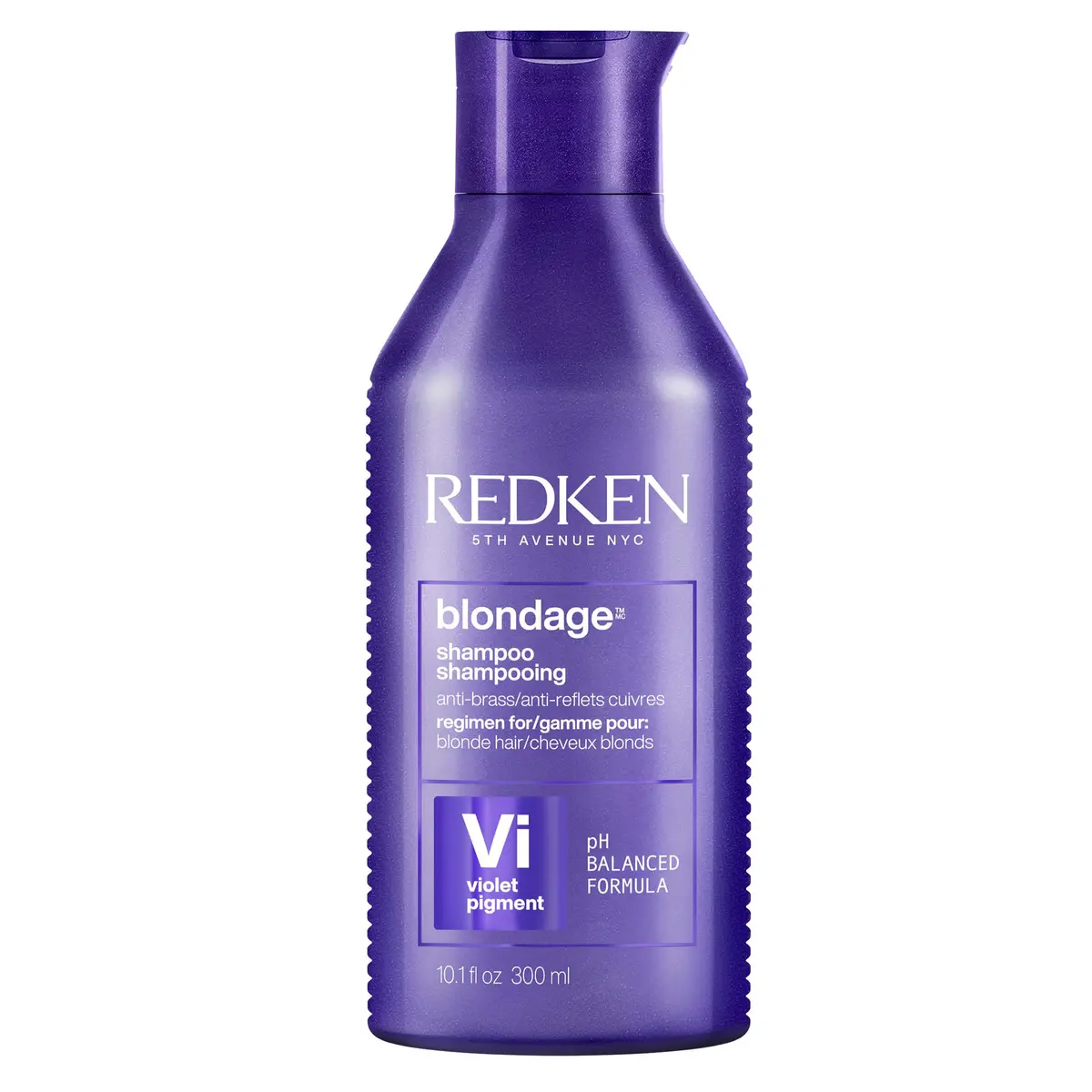 Redken Blondage Purple Shampoo 300ml (10.1 Fl Oz) | Tones Blonde Hair, Removes Brassiness - main product image