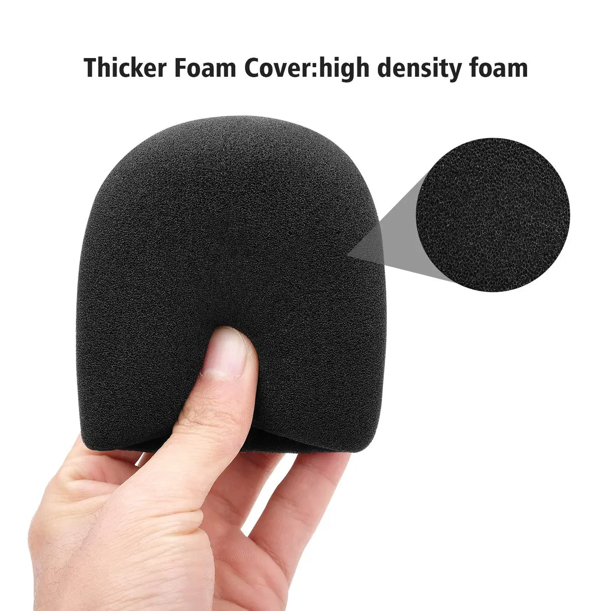 ChromLives Microphone Windscreen & Foam Cover Combo for Audio Technica at2020, at2035, at2500, at2050, at4040 | Noise Filter (115 chars) - view 6