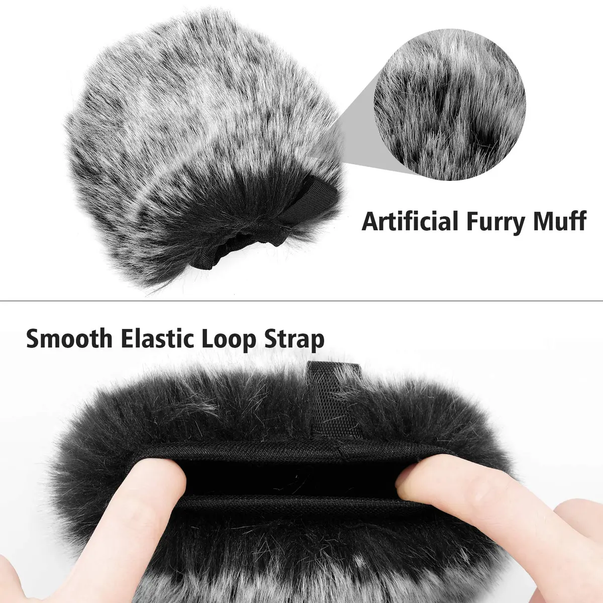 ChromLives Microphone Windscreen & Foam Cover Combo for Audio Technica at2020, at2035, at2500, at2050, at4040 | Noise Filter (115 chars) - view 3