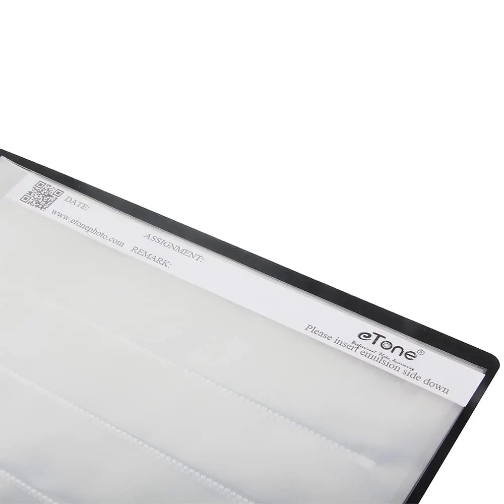 eTone Archival Storage Sheets for 35mm Negatives, 50 Pages (25.5cm x 29.2cm) | Holds 42 Frames Per Page - view 6