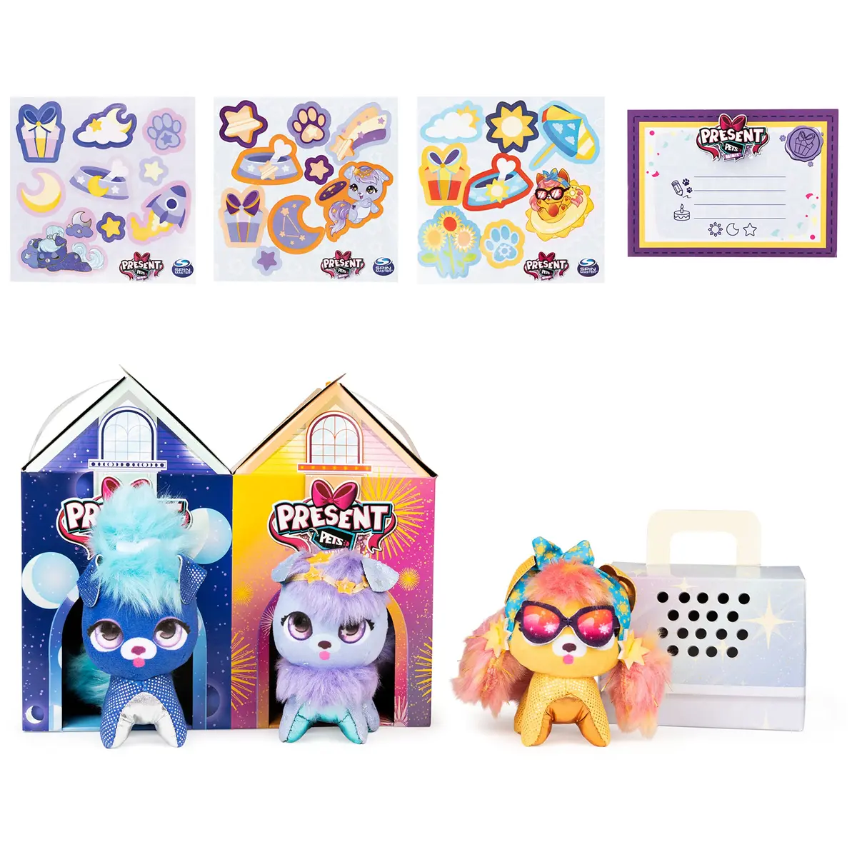 Present Pets Minis Galaxy Trio 3-Pack of 3-inch Plush Toys | Galaxy-Inspired Kids Plush for Girls 5+ - view 5