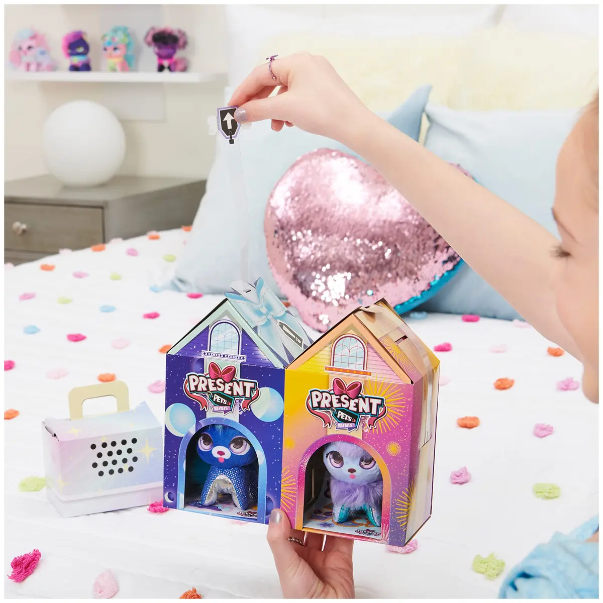 Present Pets Minis Galaxy Trio 3-Pack of 3-inch Plush Toys | Galaxy-Inspired Kids Plush for Girls 5+ - view 2