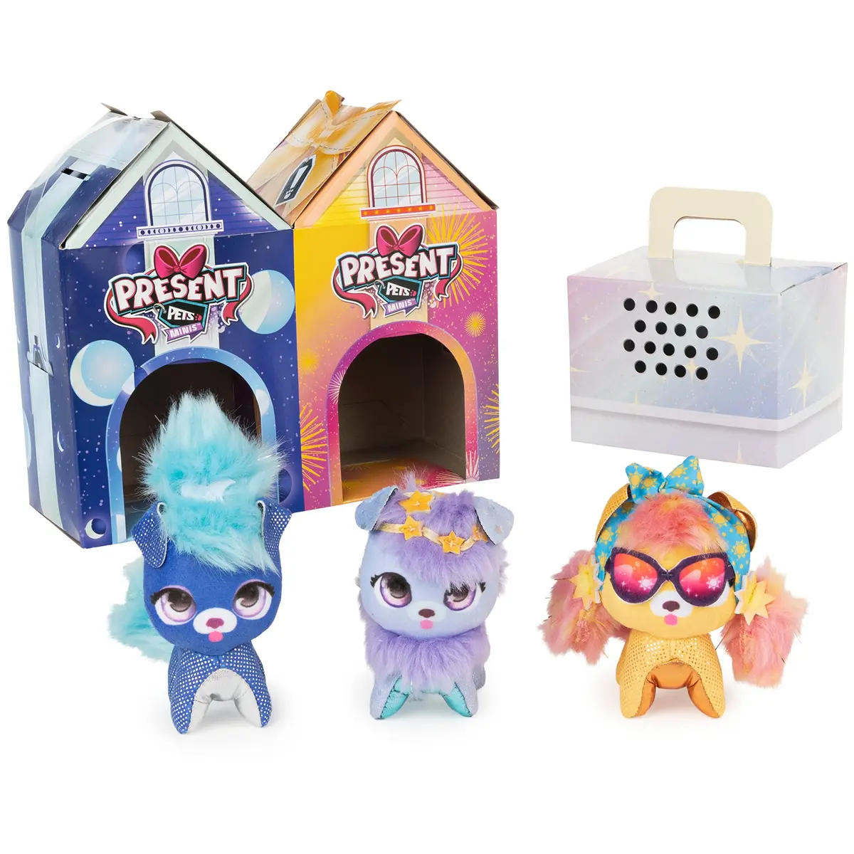 Present Pets Minis Galaxy Trio 3-Pack of 3-inch Plush Toys | Galaxy-Inspired Kids Plush for Girls 5+ - view 3