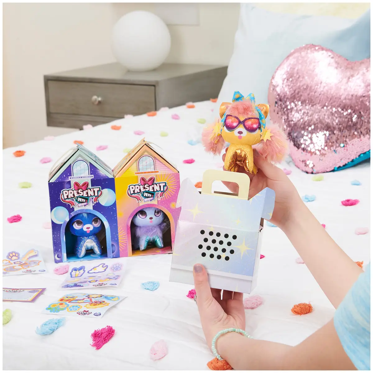 Present Pets Minis Galaxy Trio 3-Pack of 3-inch Plush Toys | Galaxy-Inspired Kids Plush for Girls 5+ - view 4