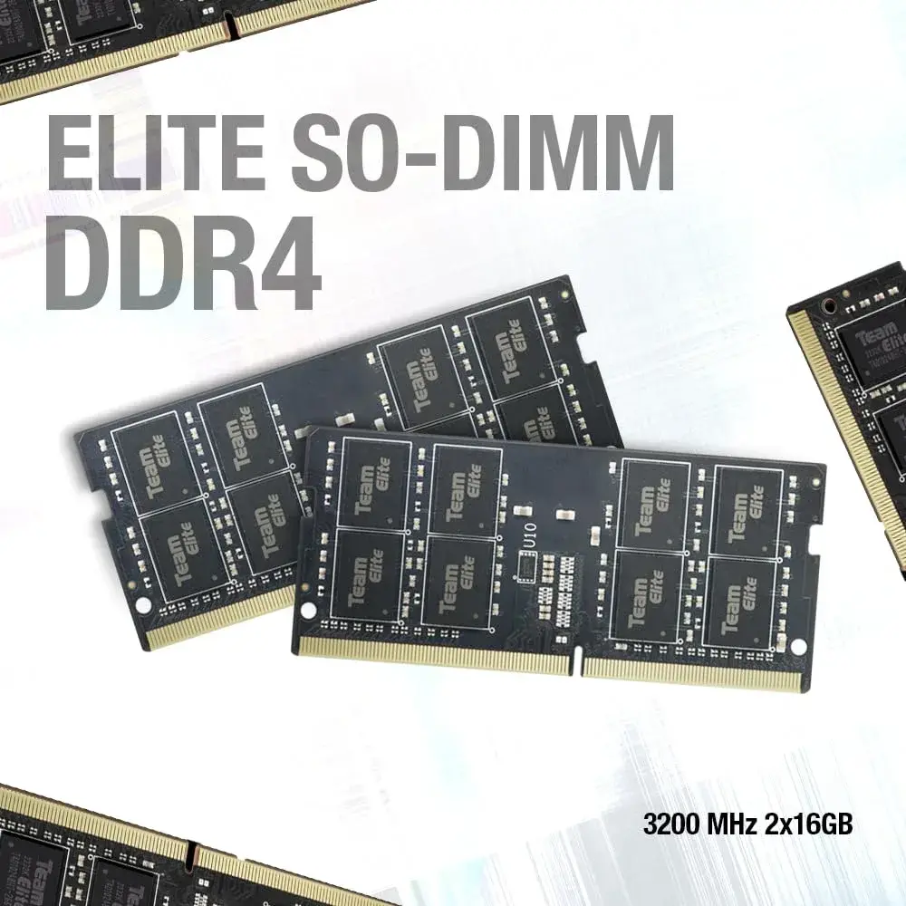 TEAMGROUP Elite DDR4 RAM 16GB (2x8GB) 3200MHz PC4-25600 CL22 SODIMM - view 3