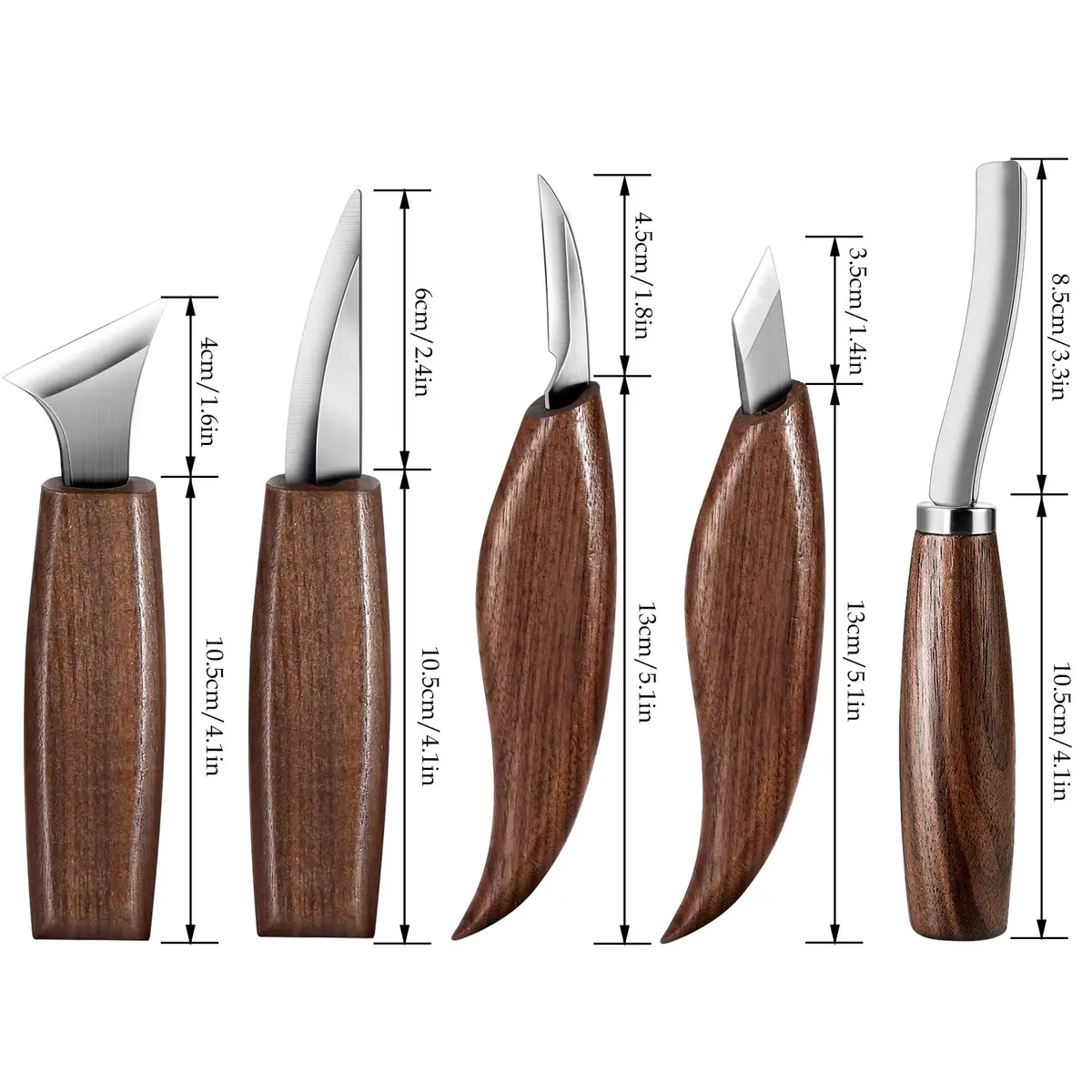 Sttargxing Wood Carving Kit with 6pcs Whittling Knives | Ergonomic Handles & High-Quality Steel for Beginners & Kids - view 6