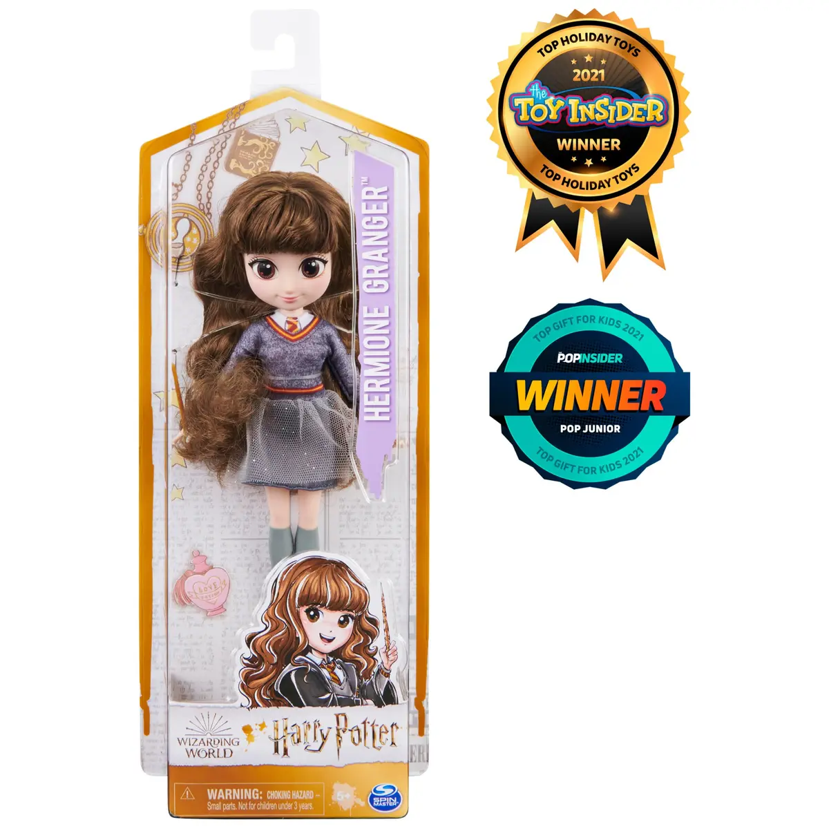 Wizarding World Hermione Granger Fashion Doll 8-inch (20.32 cm) | Authentic USA Import for Imaginative Play - view 2