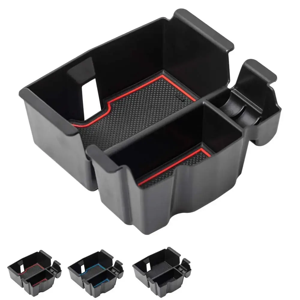 EDBETOS Center Console Organizer Tray with Red Trim for Jeep Wrangler JL/JLU & Gladiator JT (17cm x 14cm x 20cm) - view 7