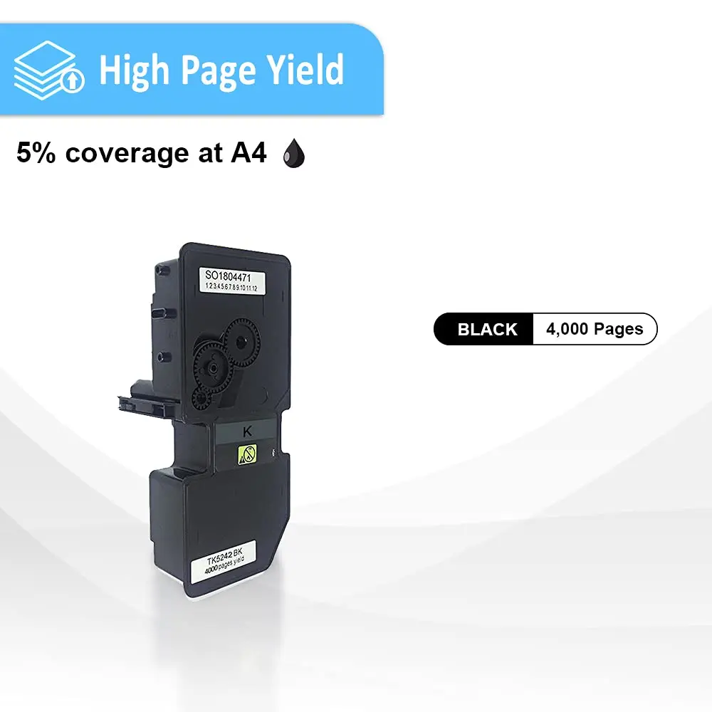 LAIPENG TK5242 Black Toner Cartridge Compatible for P5026cdn Printers | High Yield, 4000 Pages - view 3