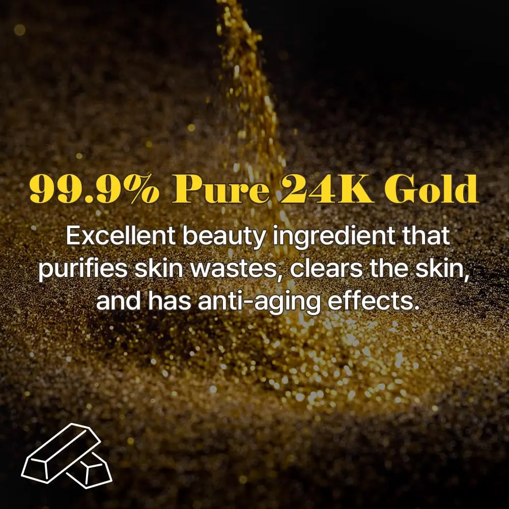 EUNYUL Power Enhancing Gold Ampoule Serum 50ml (1.69 fl. Oz.) | 99.99% Pure 24K Gold for Radiant Skin - view 5