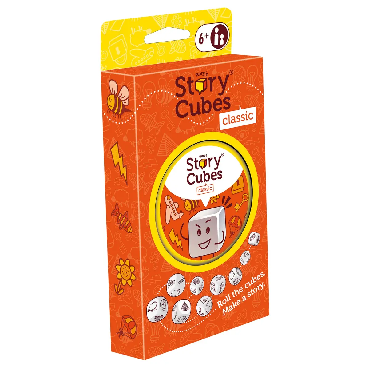 Asmodee Rory's Story Cubes Classic (Eco-Blister) - Spark Imagination with Limitless Storytelling, Creative Game for Kids & Adults, Ages 6+, 1+ Players, 10 Minute Playtime - main product image