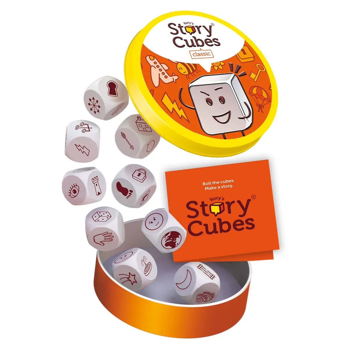 Asmodee Rory's Story Cubes Classic (Eco-Blister) - Spark Imagination with Limitless Storytelling, Creative Game for Kids & Adults, Ages 6+, 1+ Players, 10 Minute Playtime - view 2