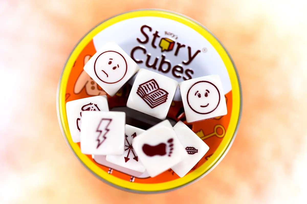 Asmodee Rory's Story Cubes Classic (Eco-Blister) - Spark Imagination with Limitless Storytelling, Creative Game for Kids & Adults, Ages 6+, 1+ Players, 10 Minute Playtime - view 4
