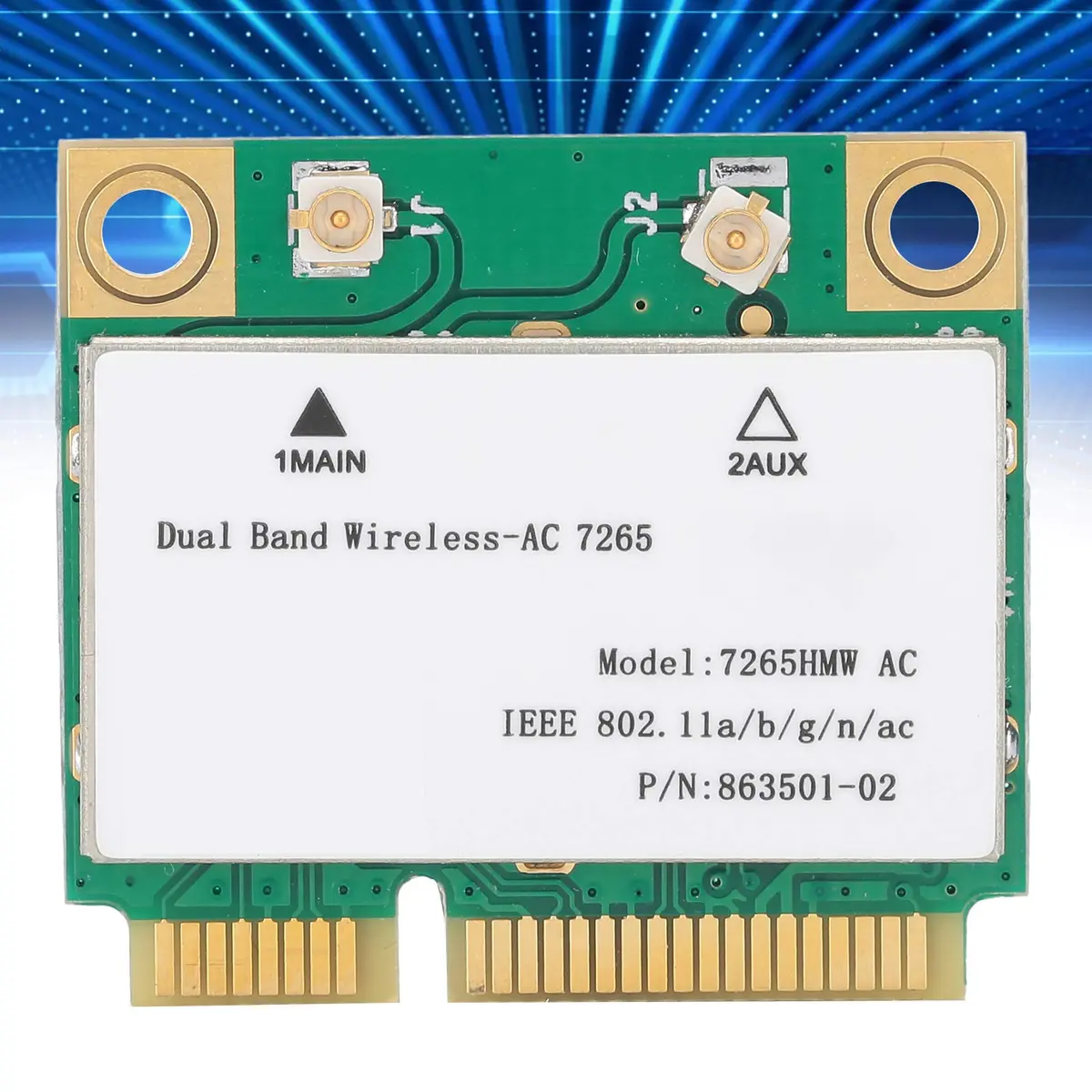 Lazmin112 Mini PCIE WiFi Card 867Mbps | Dual Band 802.11AC Wireless Adapter - view 4