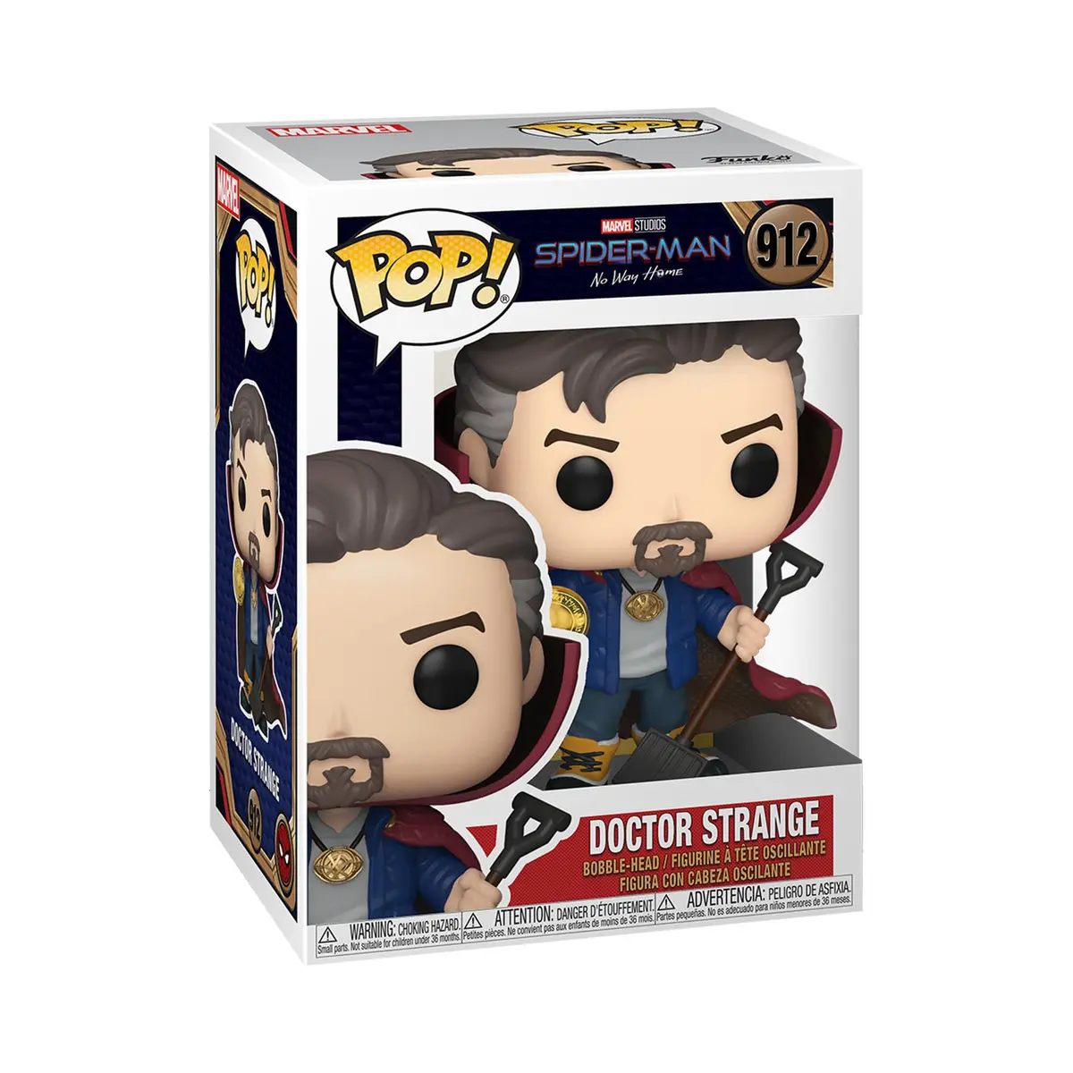 Funko POP Doctor Strange Spider-Man: No Way Home 4.15-inch Vinyl Bobble-head | Collectible Toy - main product image