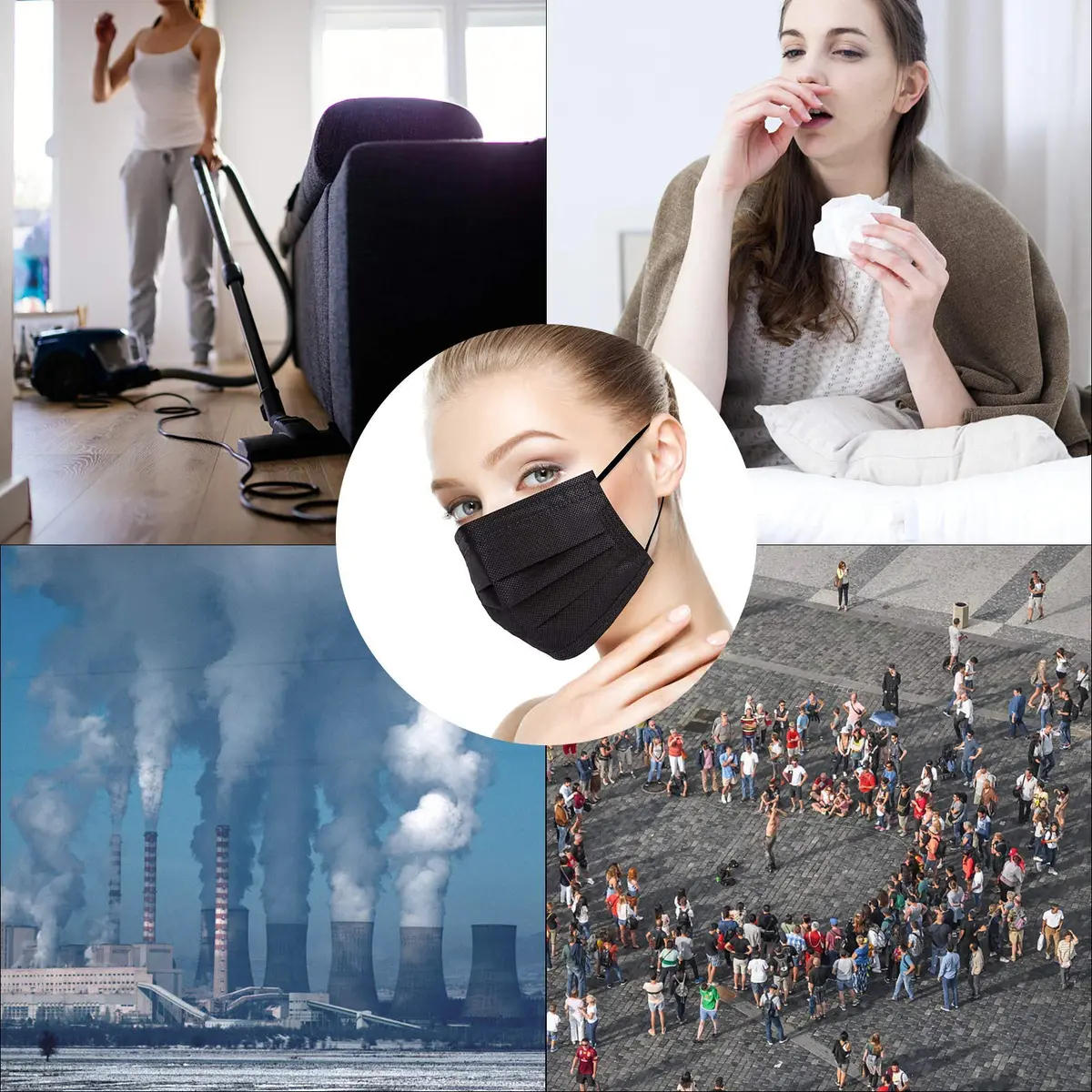 Borje Disposable Face Mask 3 Ply | Breathable Non-Woven Fabric, 200 pcs, Suitable for Adults & Teens - view 6