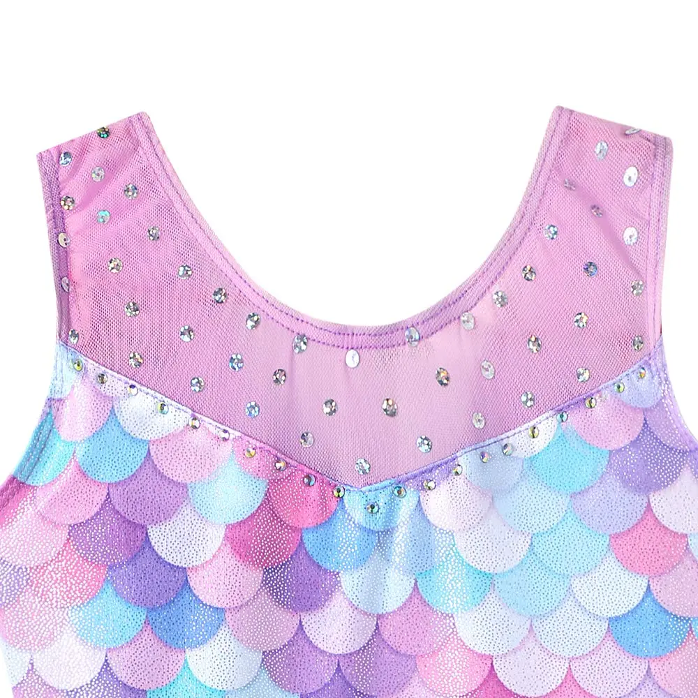 Belovance Leotard for Girls Gymnastics Unicorn 9-10 Years | Elastic, Breathable & Fitted - view 5