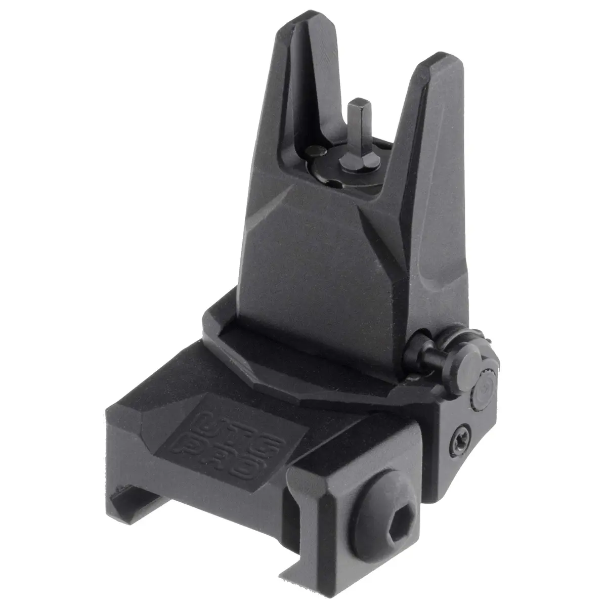 UTG PRO Flip-up Front Sight, Picatinny, Black | Elevation Adjustable, Lightweight Aluminum, AR Platform - main product image